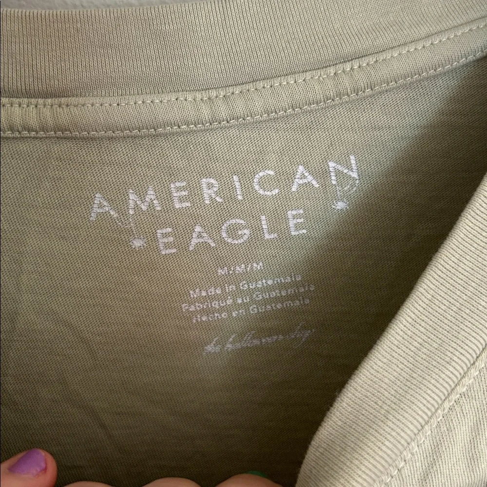 American Eagle Outfitters UFO Skeleton Graphic Tee - Picture 2 of 3